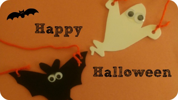 Halloween Craft – Bats and Ghosts ghost, bat, Happy Halloween