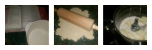 pie dough, rolling pin, food precossor