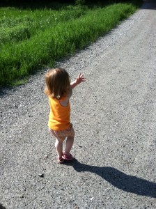 Her most calm moments have always been in nature.