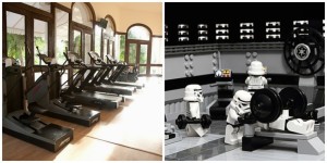 gym empty, gym storm troopers