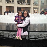 girl, woman, fountain