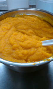 pureed pumpkin