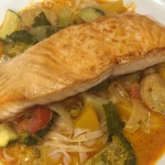 salmon plated