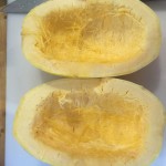 spag squash cleaned