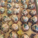 cooked meatballs