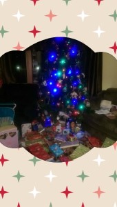 Christmas tree, presents