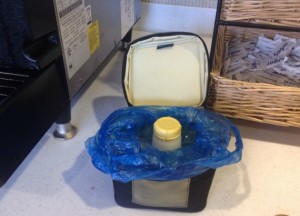 milk on ice