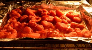 tomatoes in oven