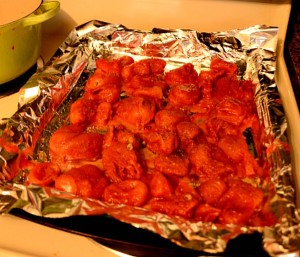 roasting tomatoes