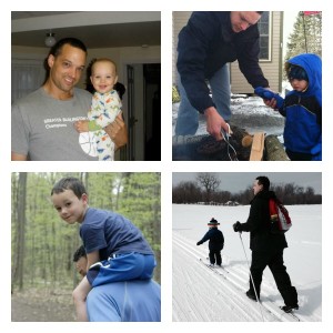 piece by piece father son collage