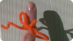 finger, string