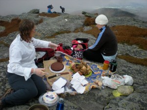 feast on a mountain