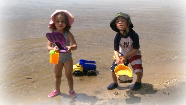 beach, kids toys