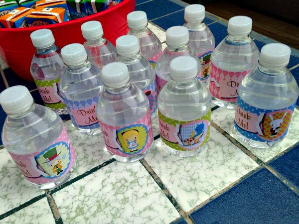 water bottles