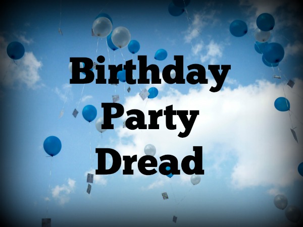 Birthday Party Dread balloons, sky