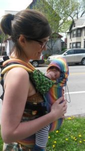 A baby carrier is must- have baby gear