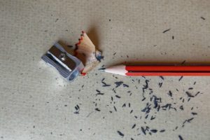 pencil, pencil sharpener