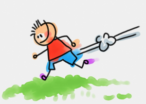 boy running