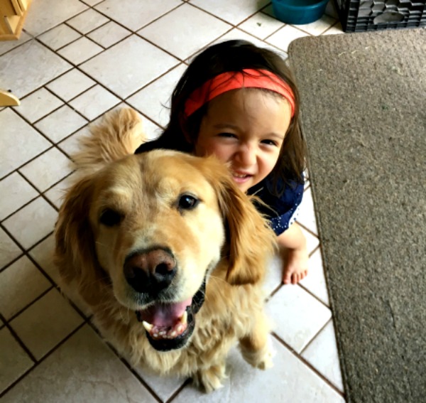 Pets, Children, and the Wisdom to Know the Difference dog, girl