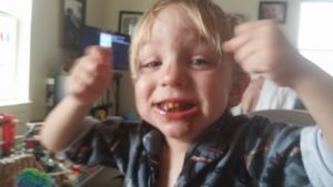 I would ask my kids to eat something. Anything. Please.