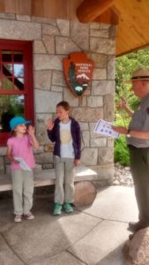 Junior Rangers at the National Park