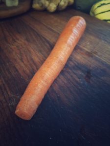 A day in the life of this VT mom includes a carrot for lunch.