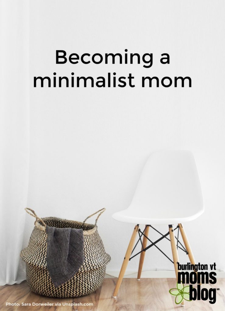minimalism with kids, decluttering, family life.