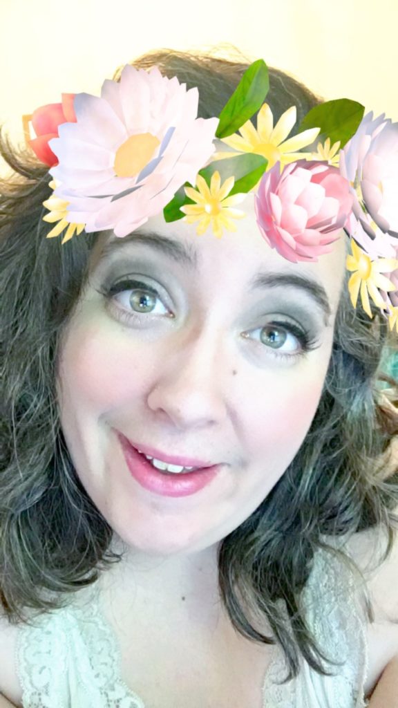 This Snapchat filter makes me look like the princess I see in my dreams.