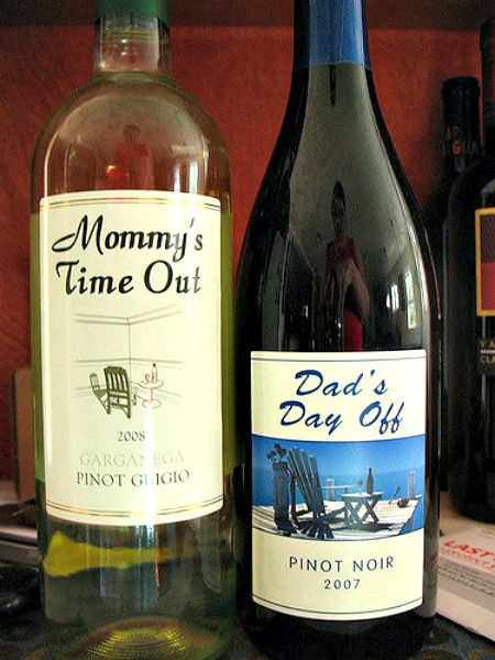 wine bottles