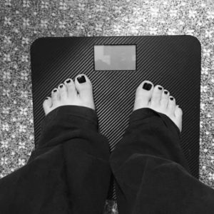 My self-worth is not based on a number on a scale.