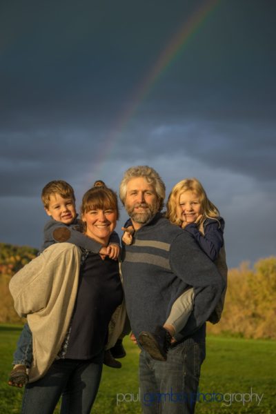 Parenting with Metastatic Breast Cancer: Year One Van Duyn Family Under Rainbow Cancer shoot