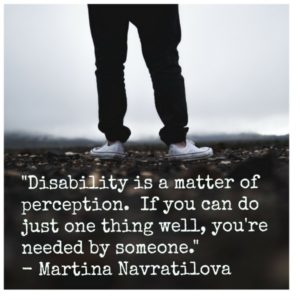 disability, quote