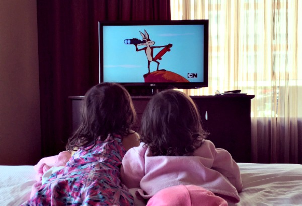 Top Five Reasons I’m a Terrible Parent According to Facebook girls, bed, television