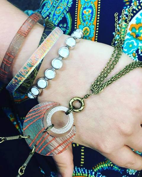 I Like Buying from Direct Sales Consultants, and You Should Too Swarovski crystals and maxi skirt all from direct sales consultants