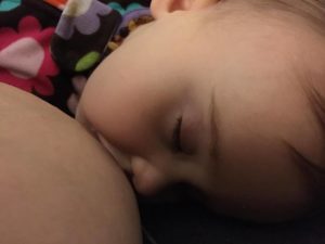 My baby nursing from another woman.