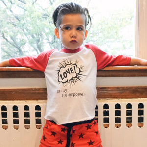 Children's clothing can send a positive message.