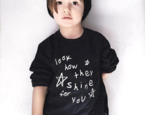 Children's clothing can send a positive message.