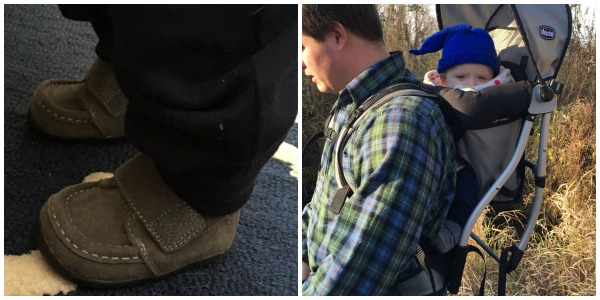 Even Josilyn's baby loves his new boots