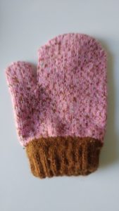 pink mitten