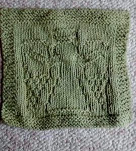 Angel of Welcome Knitted Dishcloth Knitting beautiful and practical objects.