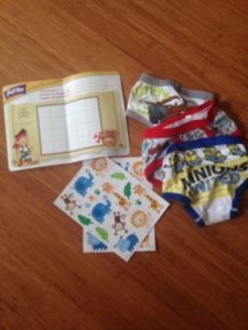 Geared up for potty training