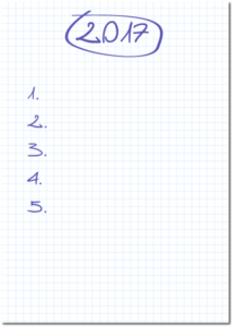 My list of goals for finding myself again.