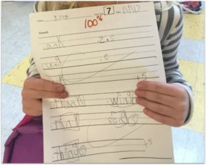 failing, spelling, test