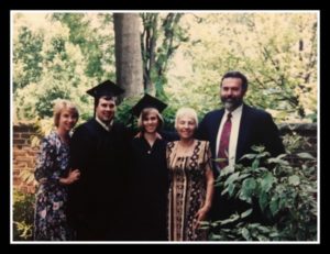 failing, college, graduation, father