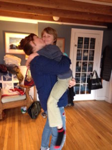 Single motherhood means that I get all the hugs.