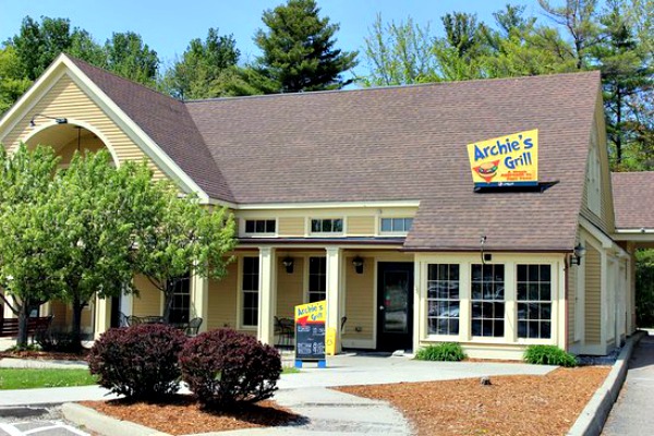 restaurant, trees