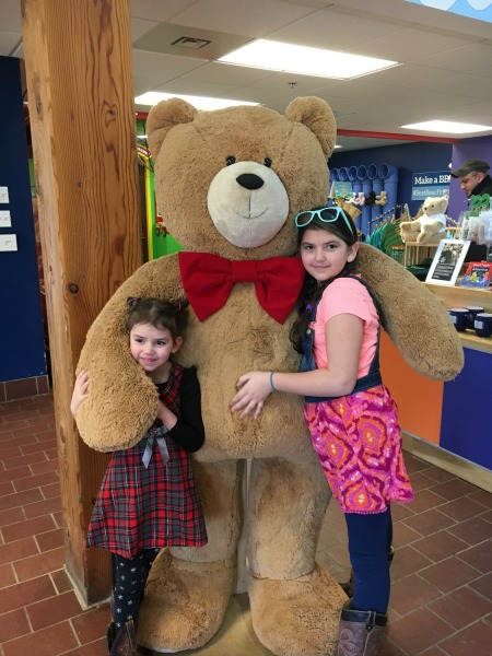 My kids love the giant teddy bear.