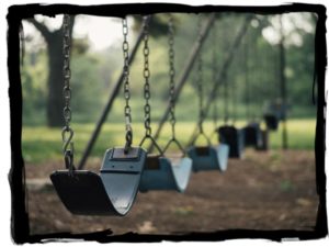swings on a playground