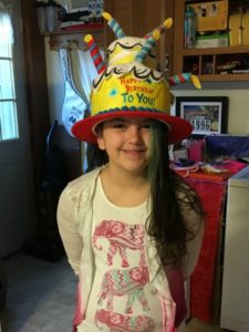 Birthday girl turns 10.