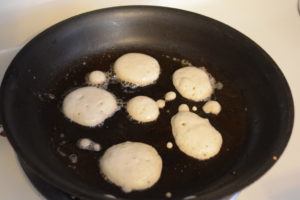 Baby pancakes are one of my parenting activities that I dread.